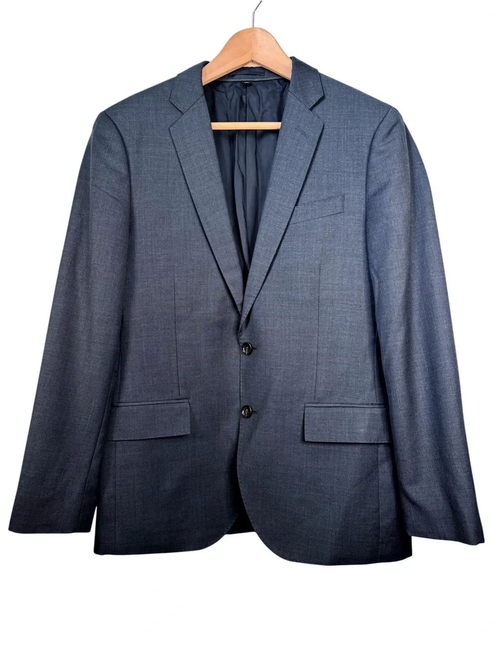 J Crew Ludlow Tollegno 1900 Wool Jacket 38S Navy Blue Sport Coat Blazer Suit